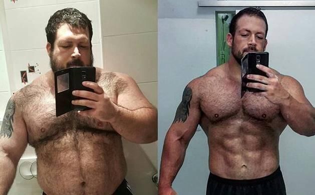 脂肪|这3位肌肉型胖子,都曾被脂肪包裹,脱脂后男友力爆棚!