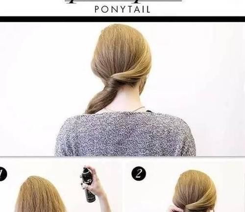 马尾的20种扎法，比披头散发好看多了！