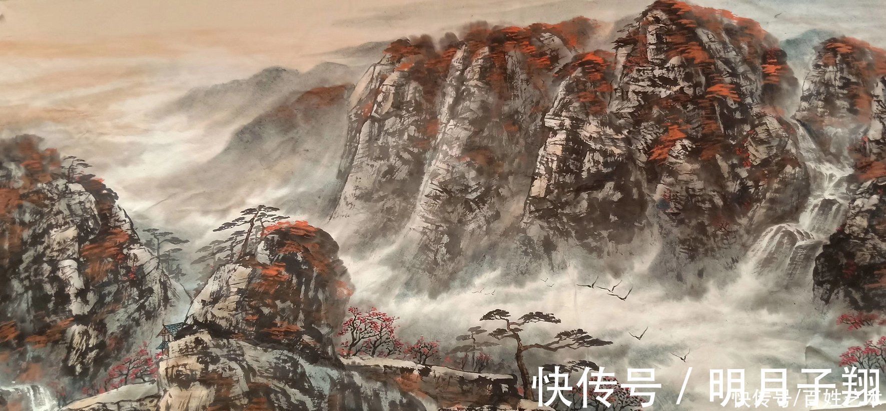 书画家@满山红遍——著名书画家谢长保作品欣赏