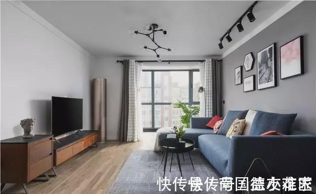 书架|88平方米的北欧风小户型,照着网红款的装修设计,效果出来超好看