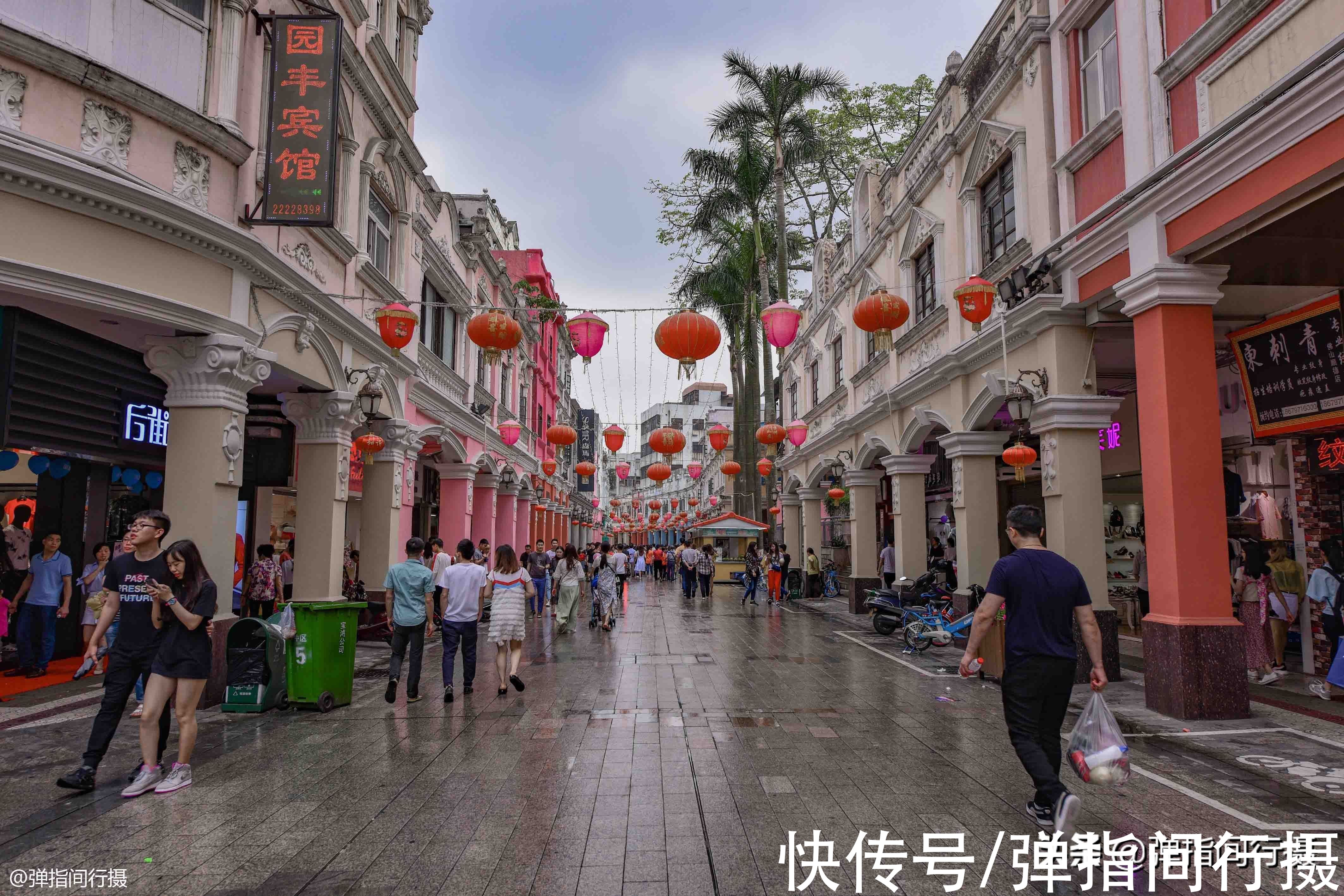 顺德|顺德有条彩色骑楼街，古色古香，人声鼎沸，是热门的美食聚集地