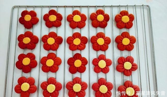 送你一朵小红花——饼干