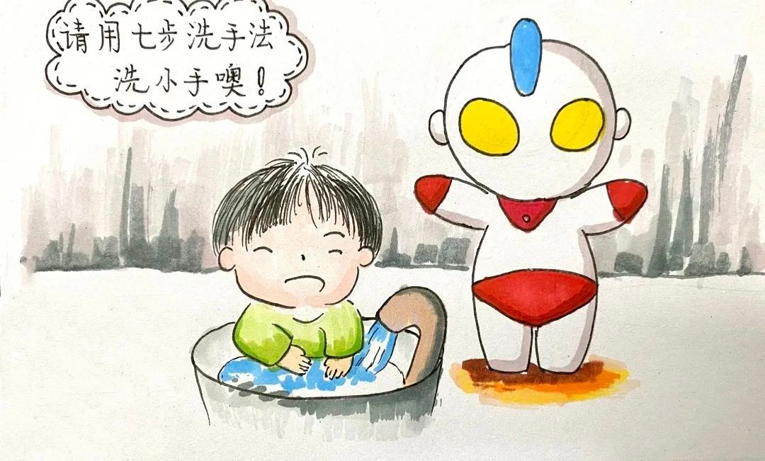 幼儿园|有趣！幼儿园教师原创系列漫画《“绿伢儿”大战新冠病毒》