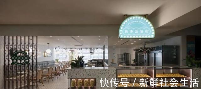 霓虹绿&238㎡茶餐厅,遇见老香港,霓虹绿、水磨石墙,太摩登!