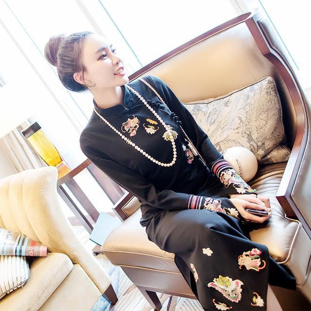 旗袍|中国风经典的旗袍,展现中国女性的柔美