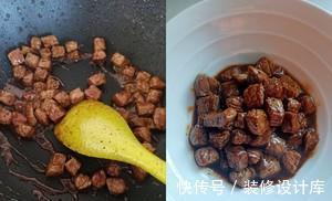 家常下饭菜谱,杏鲍菇炒牛肉粒,荤素都有,营养美味,超下饭