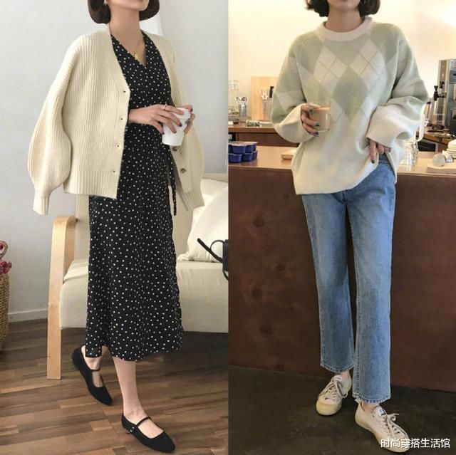 小姐姐|女人别不舍得打扮自己,18套简单实用的毛衣穿搭,太适合普通人了
