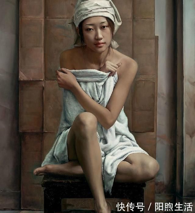 东方女性|冷军遇到真高手，超细腻的油画作品，人物眼神充满故事
