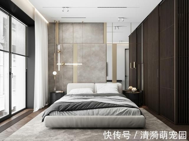 微水泥|现代轻奢两居：又见木质与石材，又见精致与高级