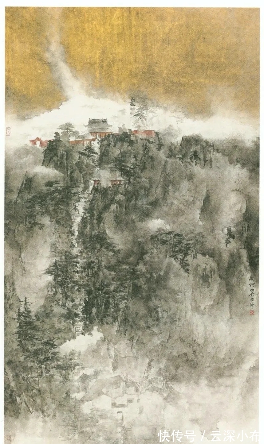 山水画展&一个全国性的山水画展,气韵生动的作品入选率高!