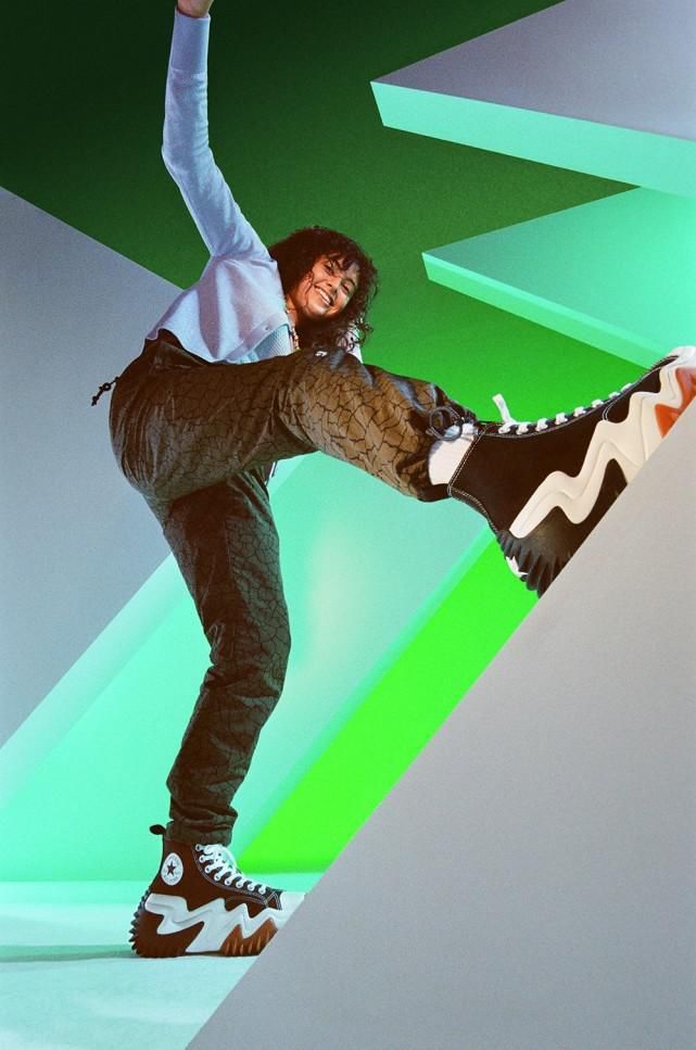 鞋子|匡威的这双鞋子太生猛了，厚底增高设计简直长腿神器！