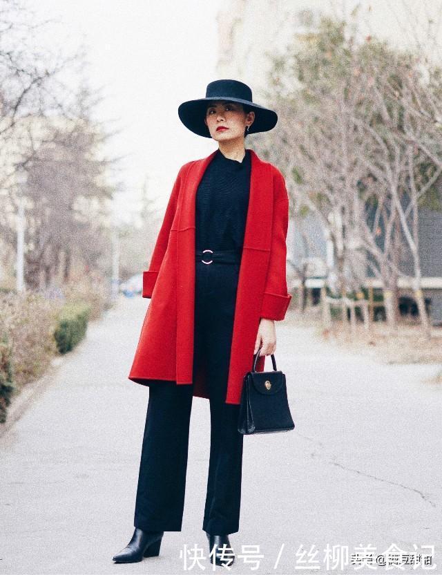 “大衣+微喇裤”也太好穿了!特别是小个子女生,上身增高又显瘦