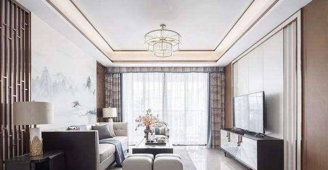 展示柜|新中式客厅电视墙,儒雅端庄,华丽大方!新中式客厅电视墙,儒雅端庄,华丽大方!