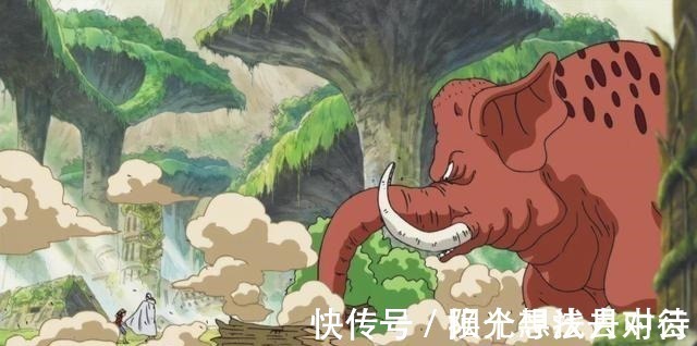 海贼王|海贼王路飞的招式名对应了岛上陪练的动物,狮子王火箭炮威力大