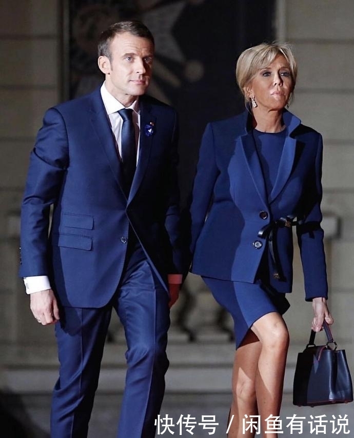 夫人|法国夫人终于换发型,扎小啾啾配西装好年轻,被老公全程牵着真甜