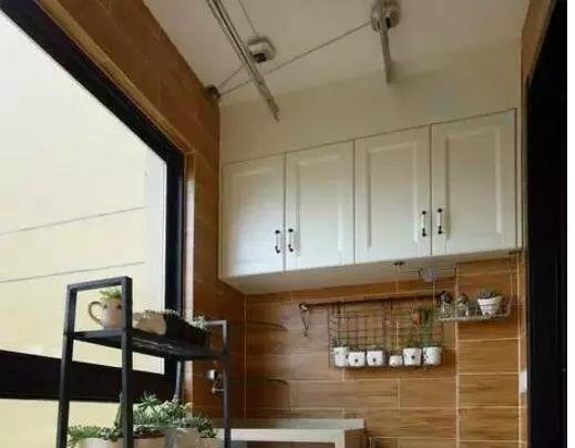 洗手池|同样是一个阳台,别人家的阳台这样装,真是漂亮又实用