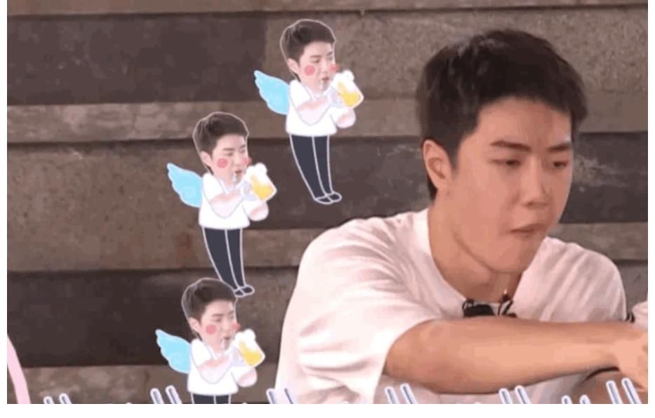 钱枫|王一博节目中撸串,表情一脸认真,吃饱后还被钱枫摸了摸肚子