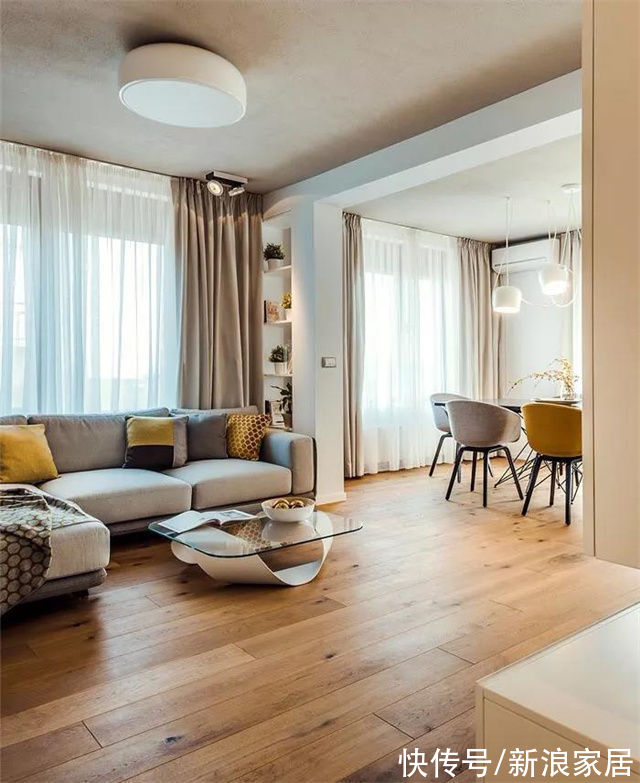 平拉式|年轻人选窗帘,就要这么小清新