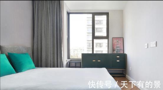 住宅|115㎡美式轻奢住宅,沉稳华丽大气,还有这么大的衣帽间!