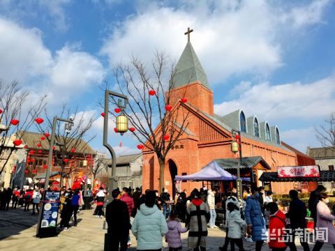 春节假期即墨古城人气旺