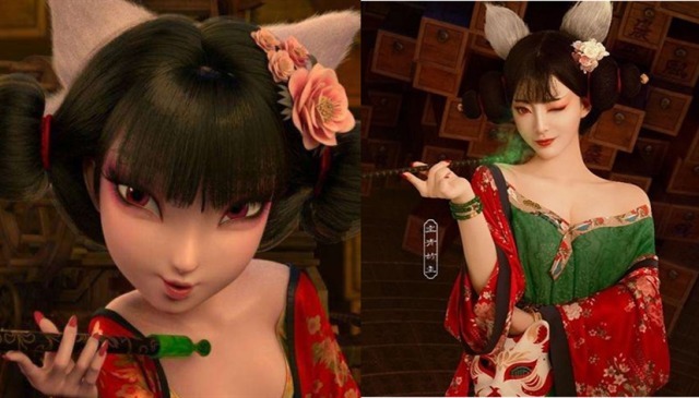 萧瑟|神还原的国漫角色cosplay,淮竹妈妈很可爱,言生的萧瑟出神入化