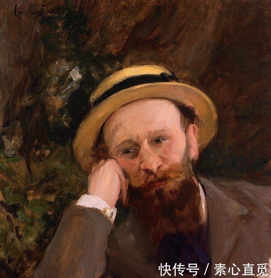 肖像$法国画家,查尔斯·奥古斯特·埃米尔·杜兰德,油画作品欣赏