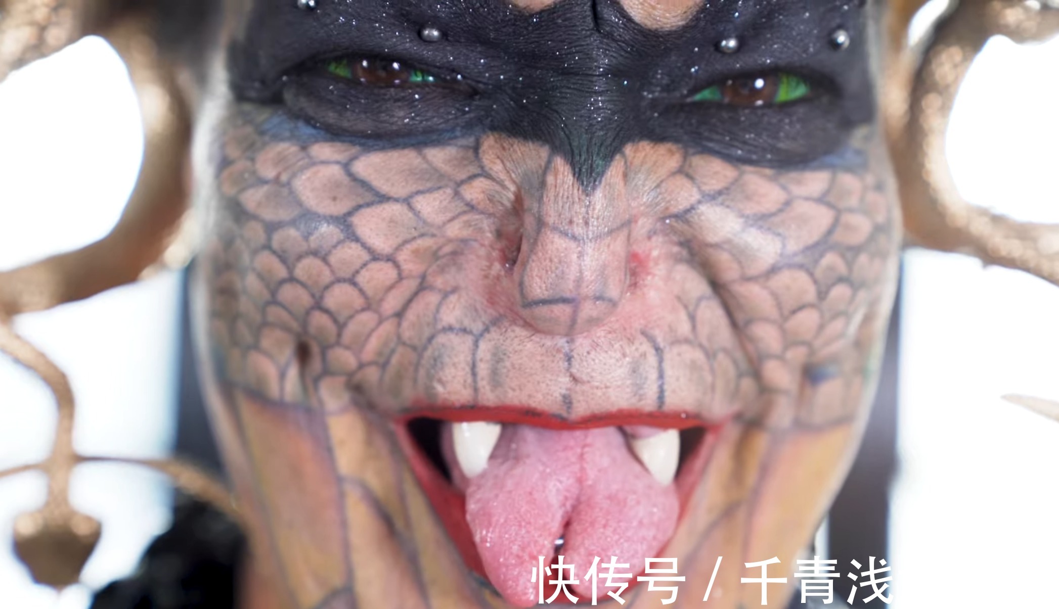 伊娃|她拔掉32颗牙齿,割开舌头,整容成蜥蜴,只为弥补18岁受到的伤害