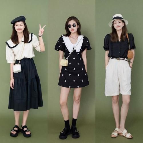 白衬衫|被博主的这6组“夏季装扮”给吸引了，时髦高级，每一套都是典范