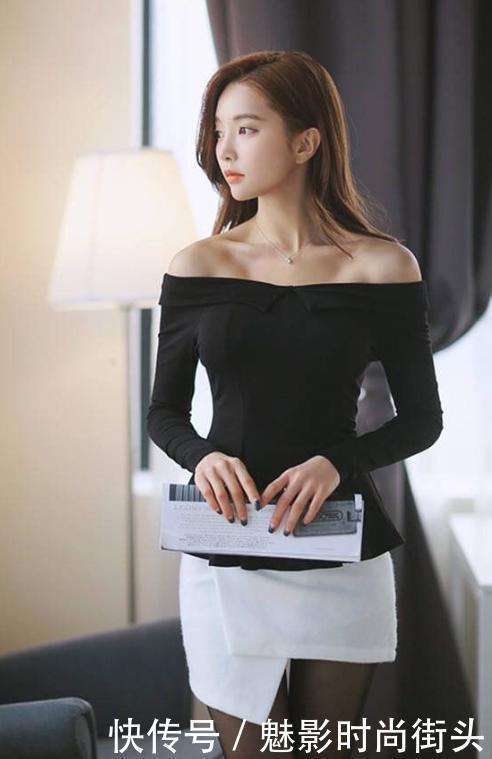 紧身裙包裹凹凸身材,彰显身材比例,光彩夺目潮范十足