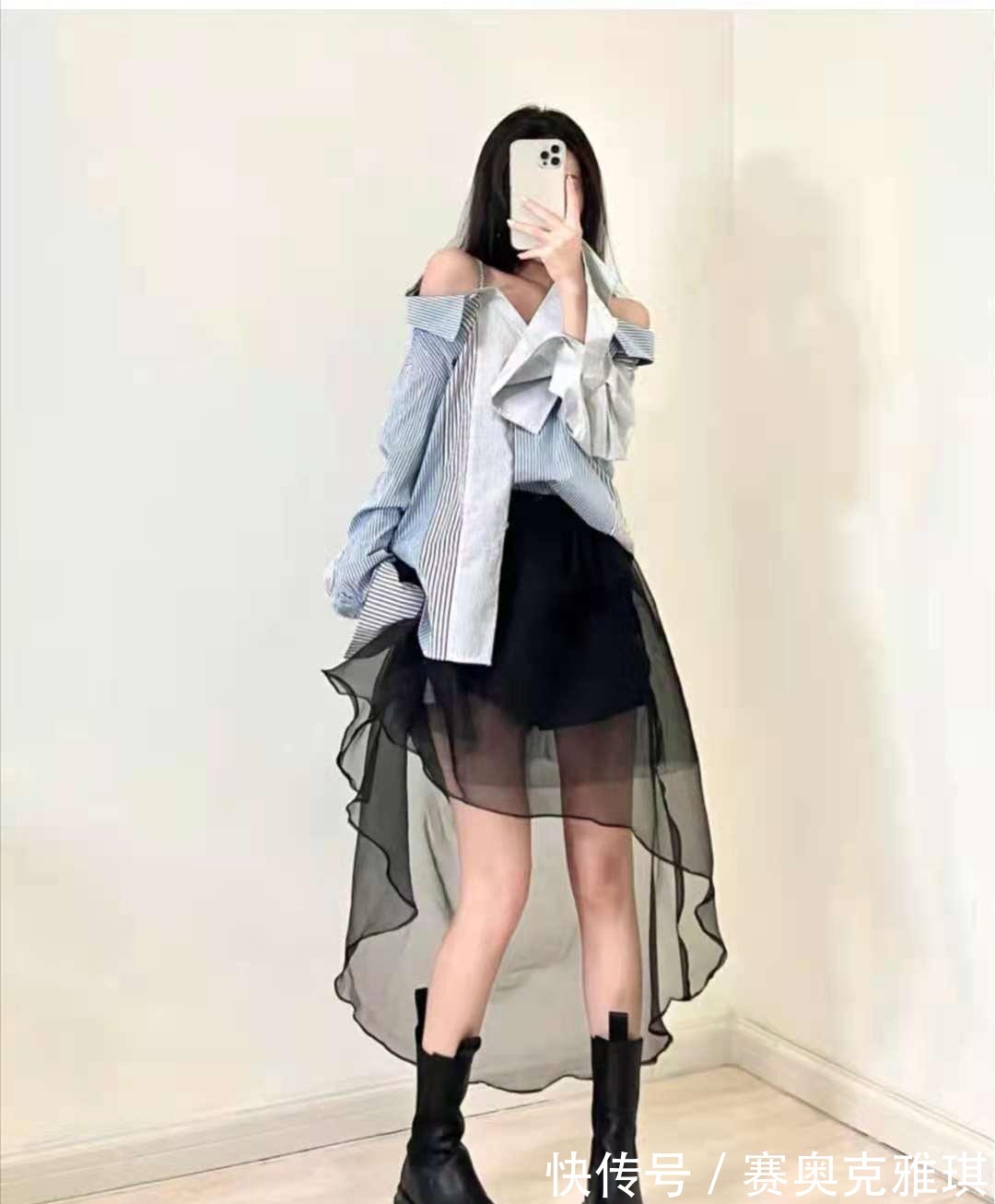 搭配|早秋衬衫搭配什么半身裙最好看