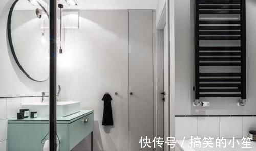 隔断|66㎡两居,以储物柜做隔断,以墨绿和原木配色,实用的文艺范儿