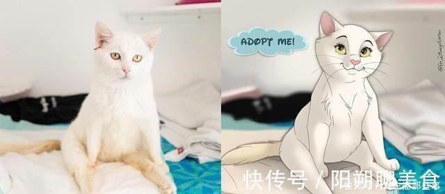 宠物照|迪士尼化宠物照,画家笔下的小家伙们就像是动画片中的角色一样
