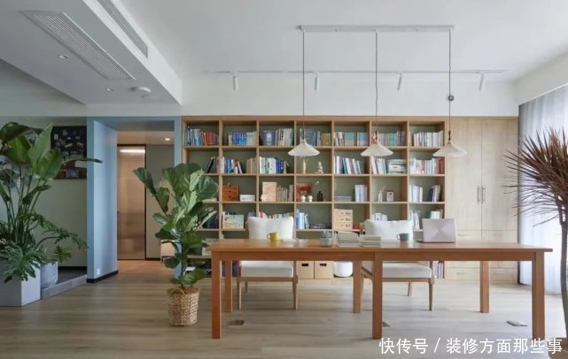 私密|150㎡设计为打造理想书房,她家直接从森林里照搬灵感!