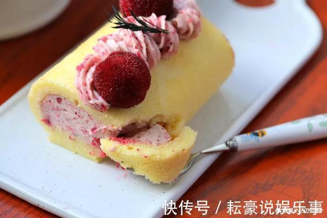 夏天|爆款杨梅蛋糕卷，夏天的快乐值得拥有