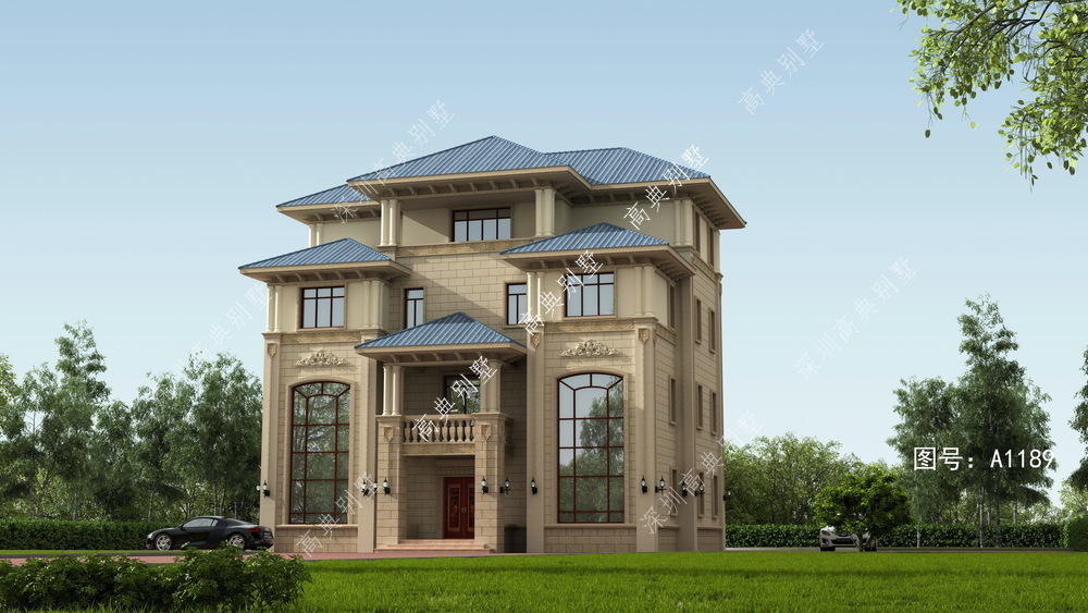 现代人|简约欧式别墅,无论是外观还是室内布局,都符合现代人的住房需求