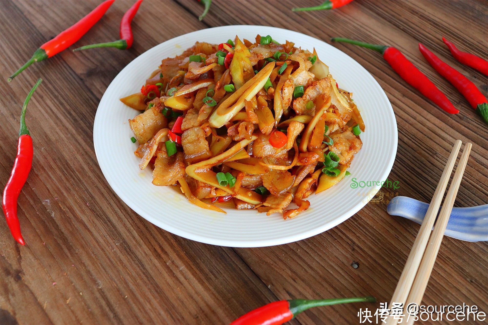 开胃|小笋炒肉，南方常见的家常菜，北方很少见，鲜香开胃，下饭又下酒
