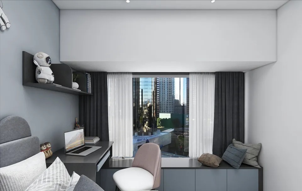 衣柜|喜欢深色系不能错过的设计，这套4房两厅尽显高级