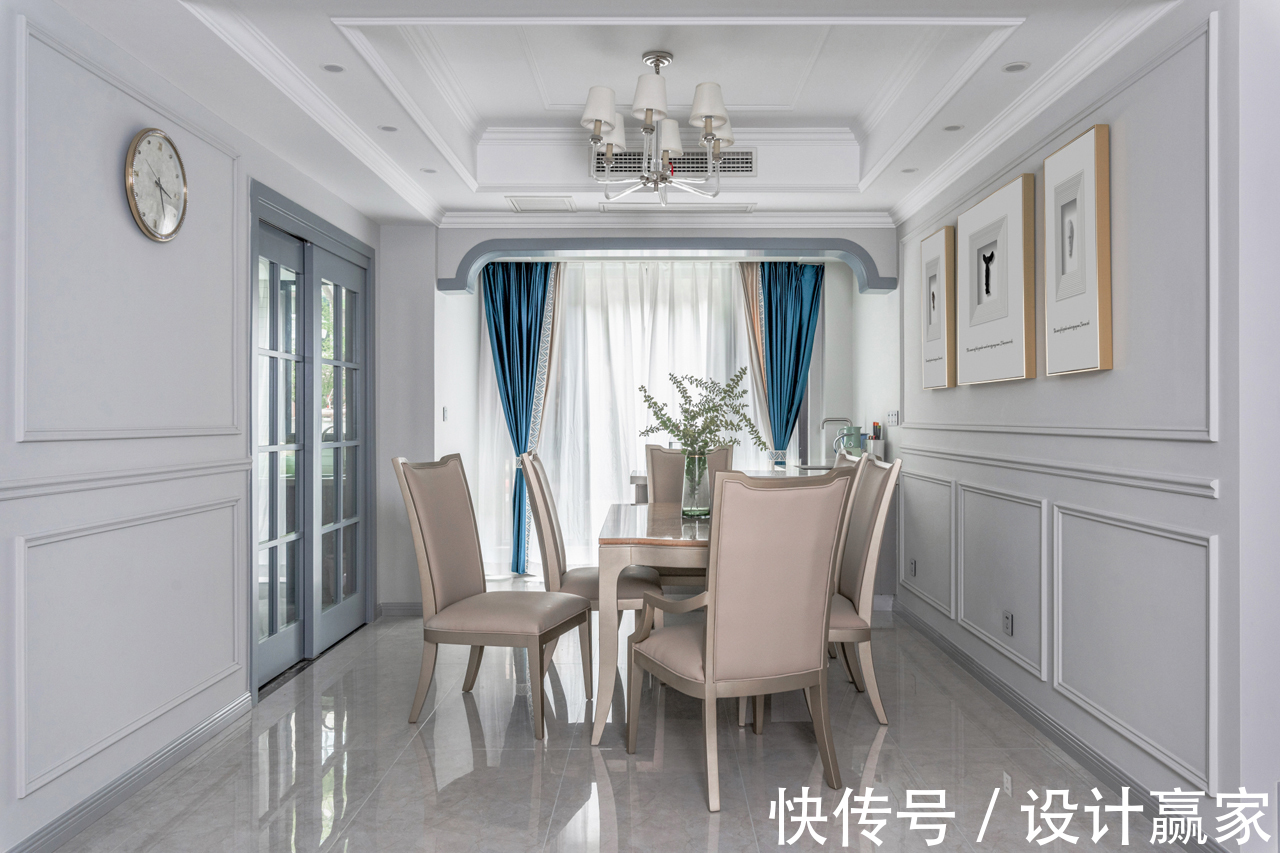 时尚|297㎡时尚美宅,华丽优雅的简美轻奢风,晒晒现场照