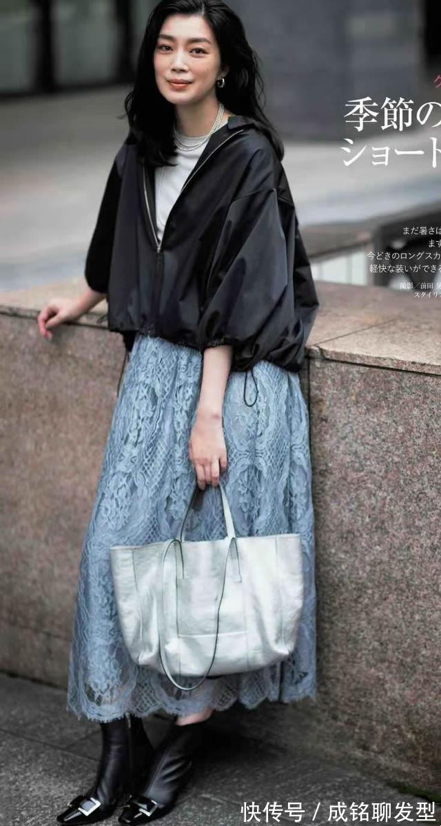 身材|中年大女别总穿裤装,半裙搭配好显身材又减龄,显气质又有品位