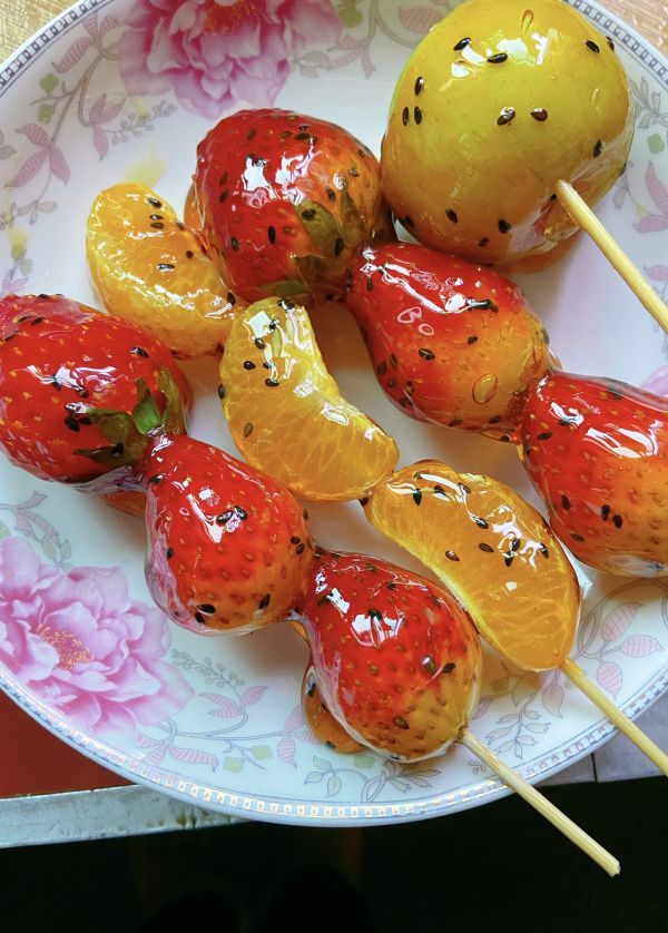 草莓冰糖葫芦