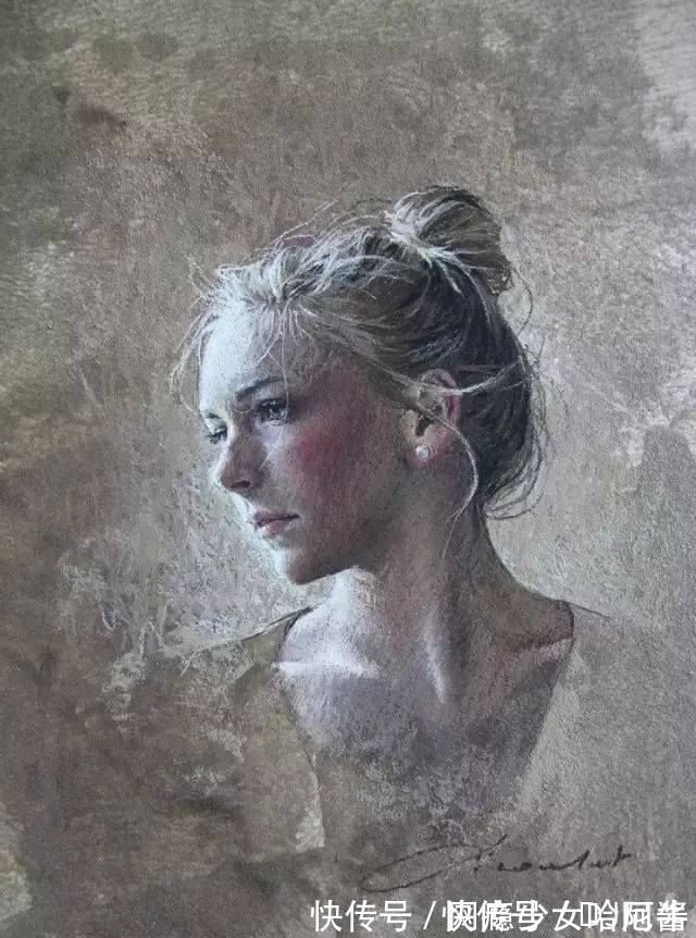 厚重感$赏心悦目,活色生香——女画家色粉笔下极致唯美的女性人体肖像