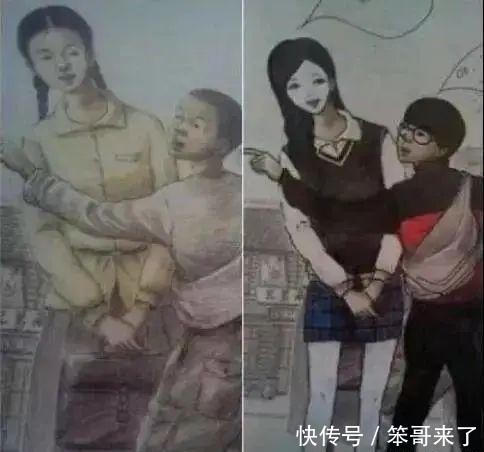 小学生涂鸦课本插画成艺术品,老师看完犯难了,该表扬还是批评?