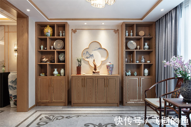 别墅|500平双拼别墅，中式的另一张完美演绎