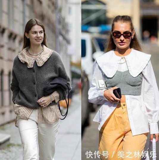 娃娃领的服|这个冬天这种穿搭火了,表面淑女实际绿茶,男人太迷这种乖巧搭配