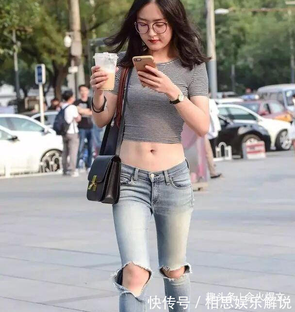 高级感|要个性还是选“破洞裤”,时髦又显瘦,轻松穿出高级感!