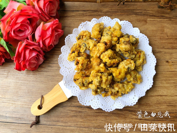 海蛎不要光知道炒蛋,试试这个做法,香酥美味,好吃得停不下来