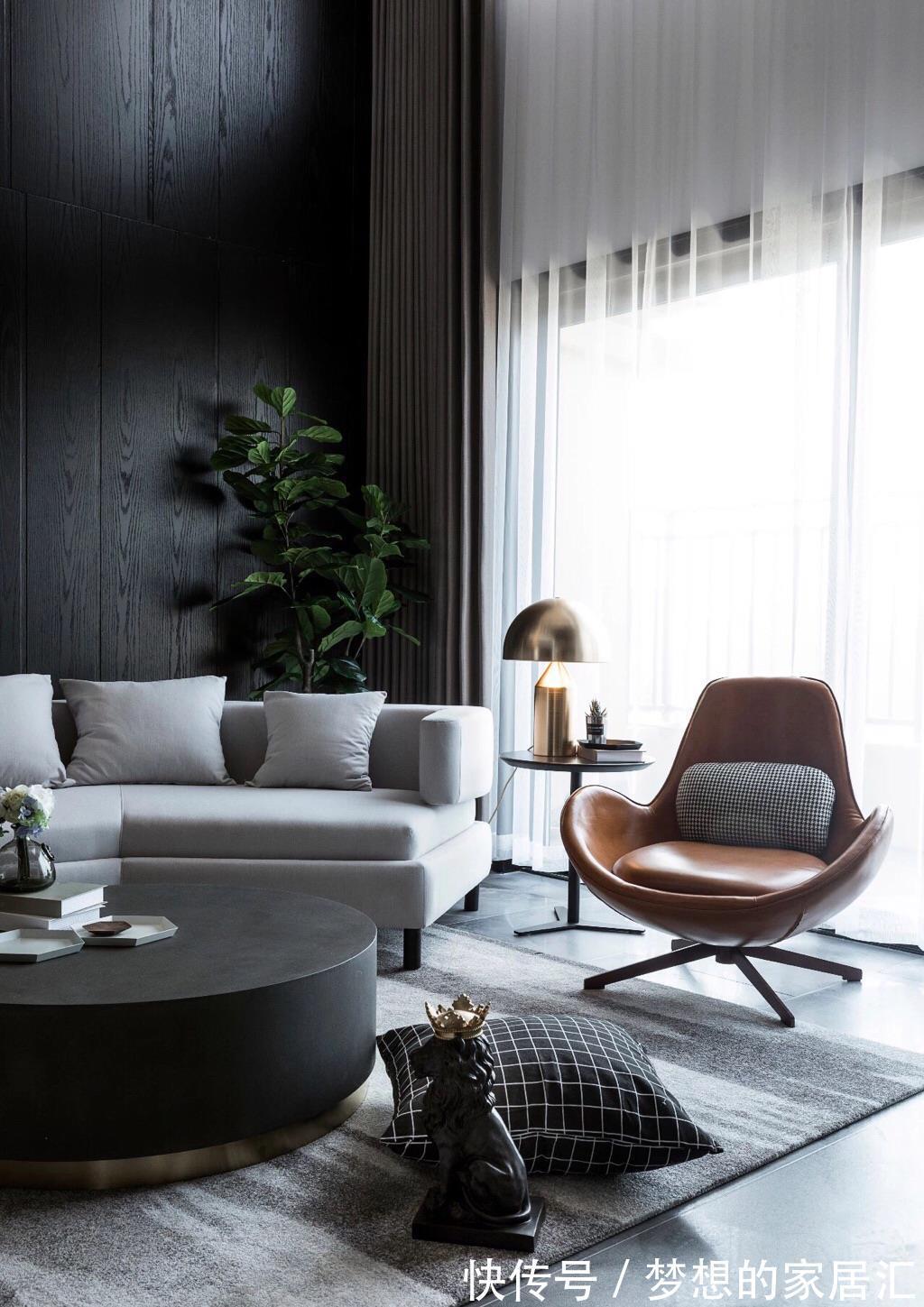 韵味|用黑色作为主角色打造空间,不一样的雅致,让新家变得独特有韵味