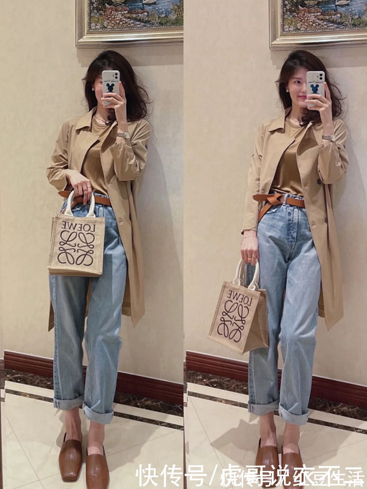 女人|懂穿衣的女人,穿牛仔裤不会总配针织衫,它的N种搭配学起来吧