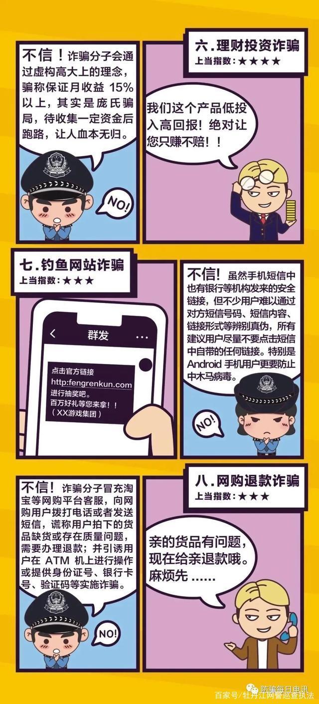 净网2021 反诈手段宣传之“漫画小课堂”