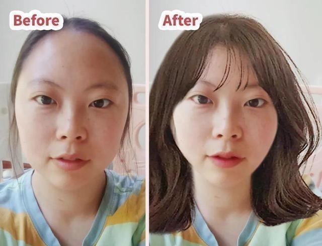 圆脸 别再留显脸大的发型了!这2款,照着剪美炸了丨粉丝发型改造